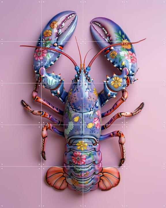 Purple Flower Lobster