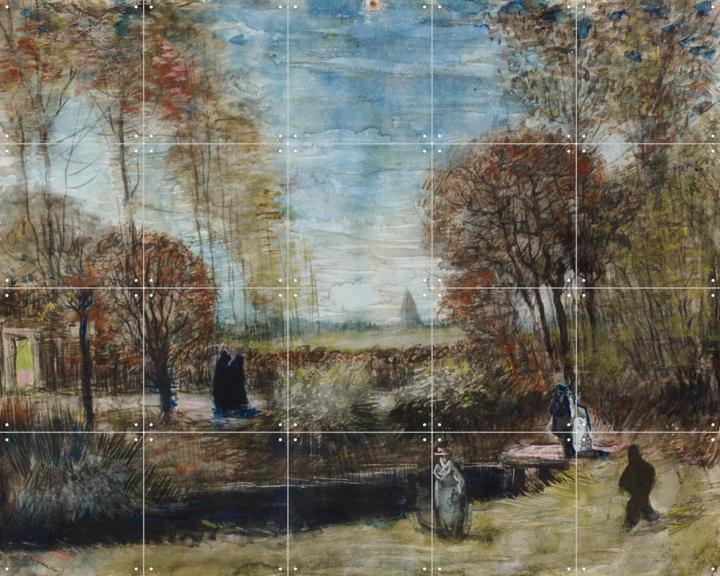 Der Garten des Pfarrhauses in Nuenen