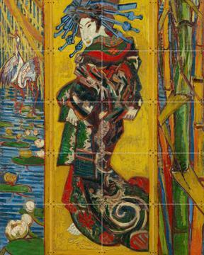 'Courtisane naar Eisen (1887)' van Vincent van Gogh (1853 - 1890) & Van Gogh Museum