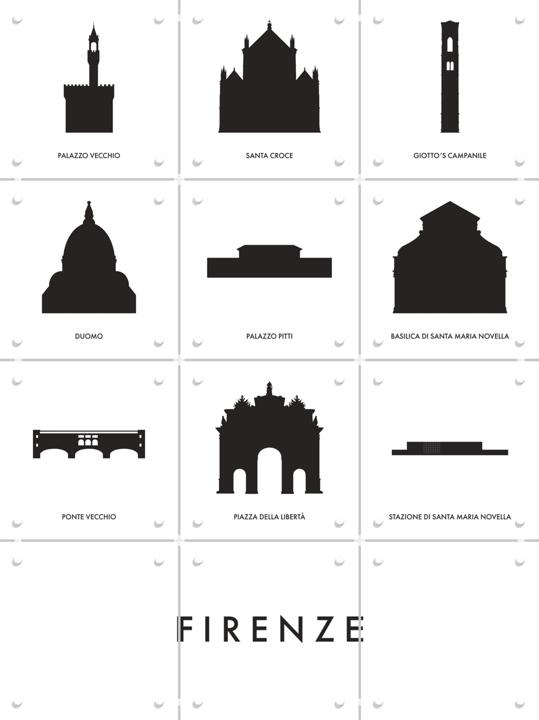 Firenze Architecture Collage Box
