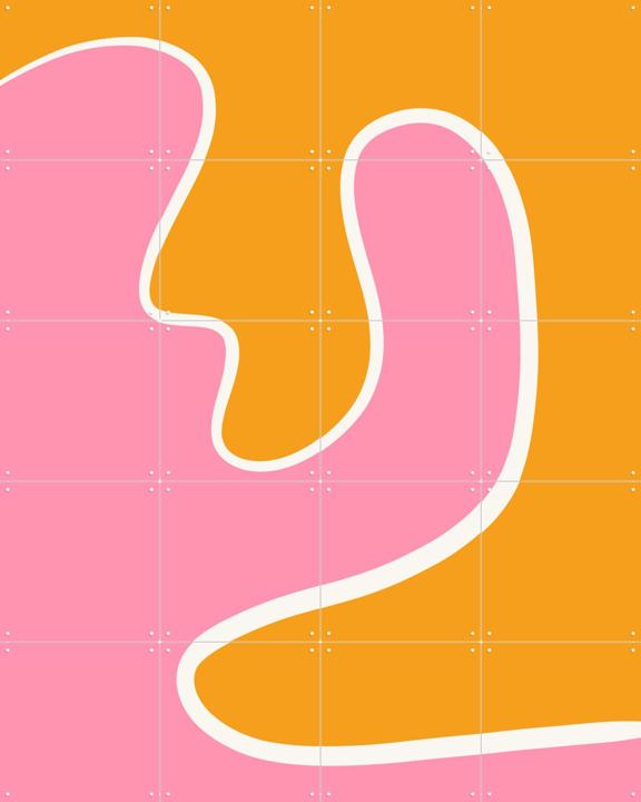 Groovy Swirl Pink Orange