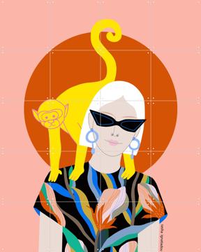 'Rare Jungle Fruits Monkey' von Sasha Ignatiadou