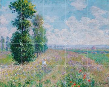 'Meadow with Poplars' par Claude Monet & Museum of Fine Arts Boston