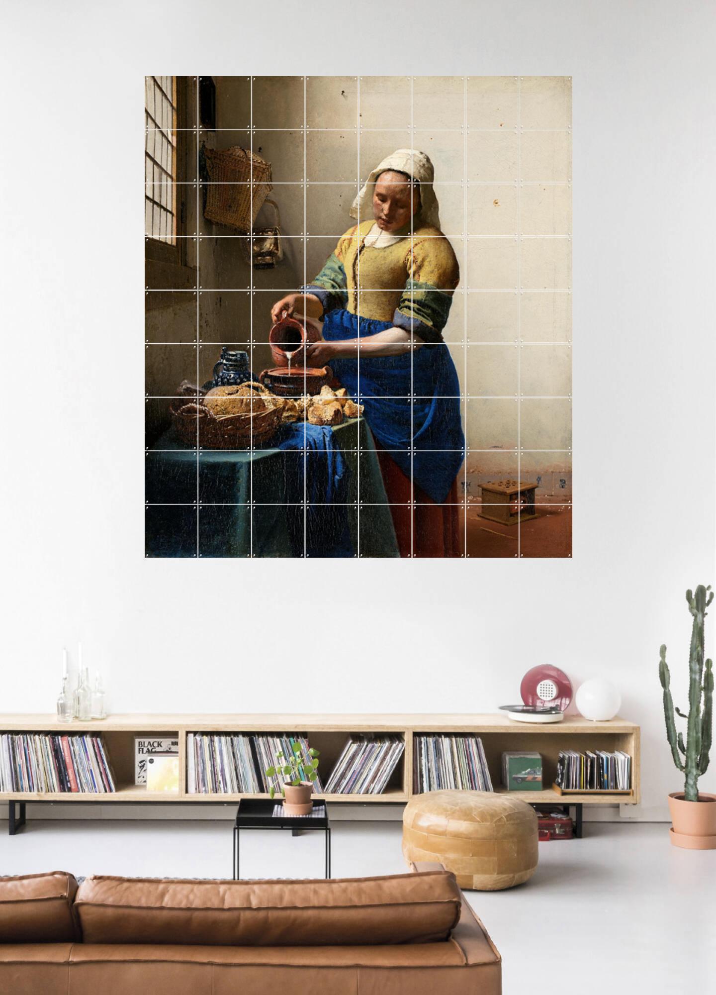 Het Melkmeisje, door Johannes Vermeer & Rijksmuseum - IXXI