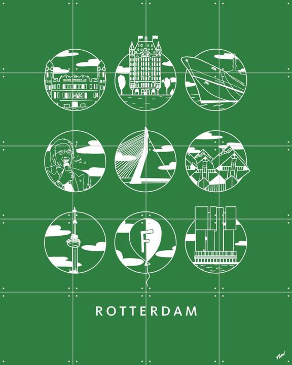 Rotterdam Icons - Mono