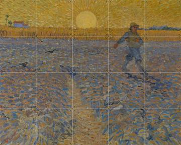 'The Sower' by Vincent van Gogh (1853 - 1890) & Kröller-Müller Museum