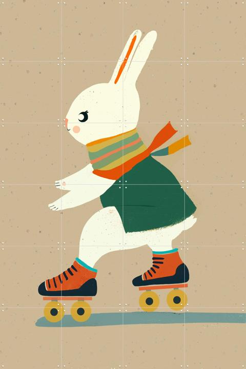 Inline Skating Bunny