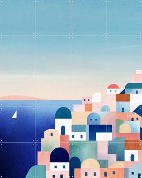 'Santorini' von Henry Rivers