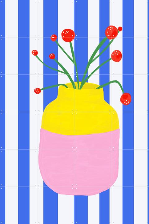 Mio Vaso blue Stripes