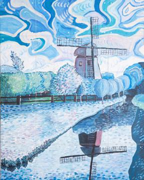 IXXI - Windmill par Zurab Dariali & Van Gogh 21st Century