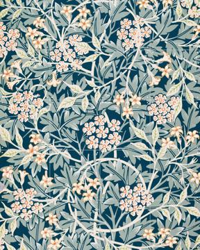 'Jasmine blue' van William Morris & Victoria and Albert Museum