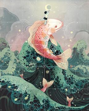 'Moon Catcher' by Victo Ngai