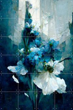 'Blue Flower Bouquet' par Treechild & 1X