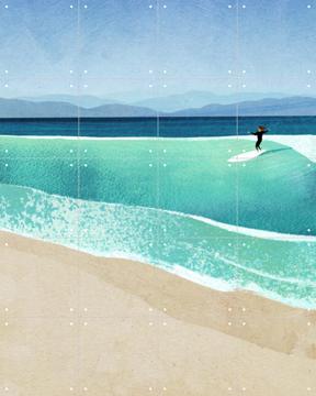 'Surf Girl' van Henry Rivers
