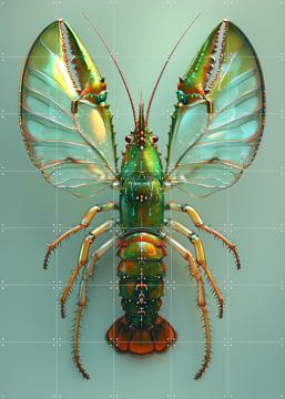 'Green Butterfly Lobster' par OTTI