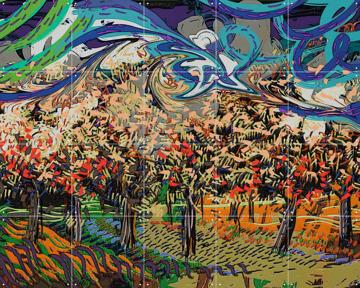 'The White Orchard' par Marylène Madou & Van Gogh 21st Century