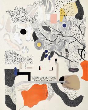 'Floral Matrix' von Artclaud