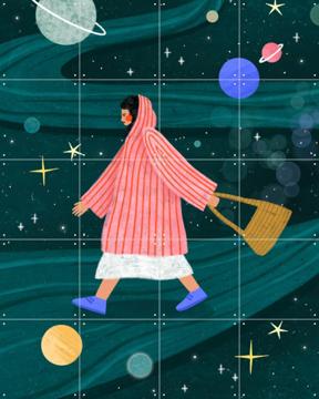 'Cosmic Stroll' par Bea Müller