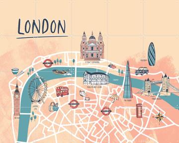 'London Illustration' by Revista Design & Art in Maps