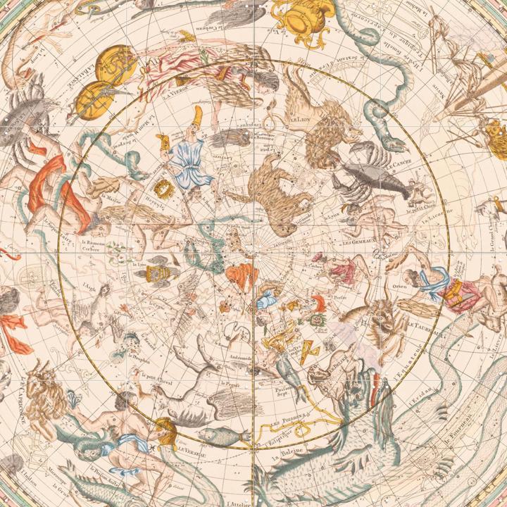 Celestial Map Vintage Zodiac And Astrology