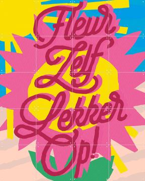 'Fleur Zelf Lekker Op' van Studio Turbo