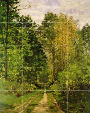 'Wooded Path' von Claude Monet & Bridgeman Images