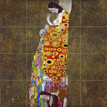 'Espoir II 1907' van Gustav Klimt & Bridgeman Images