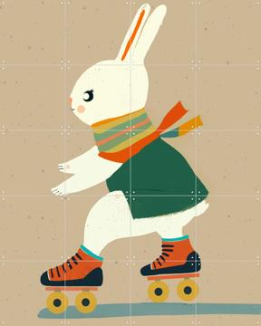 'Inline Skating Bunny' van Treechild