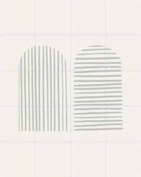 'Striped Arches' van Bohomadic Studio