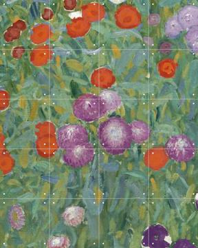 'Flower Garden 1905' van Gustav Klimt & Bridgeman Images