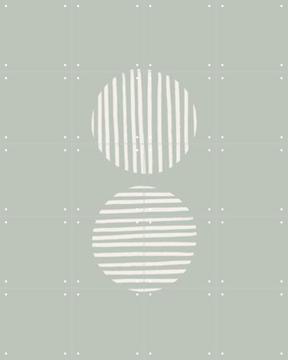 'Striped Circles' by Bohomadic Studio