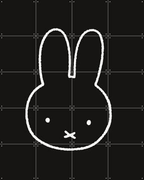 'Miffy Black and White' by Miffy