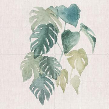 'Tropical jungle watercolour palm leaves II' by Bloomery Decor