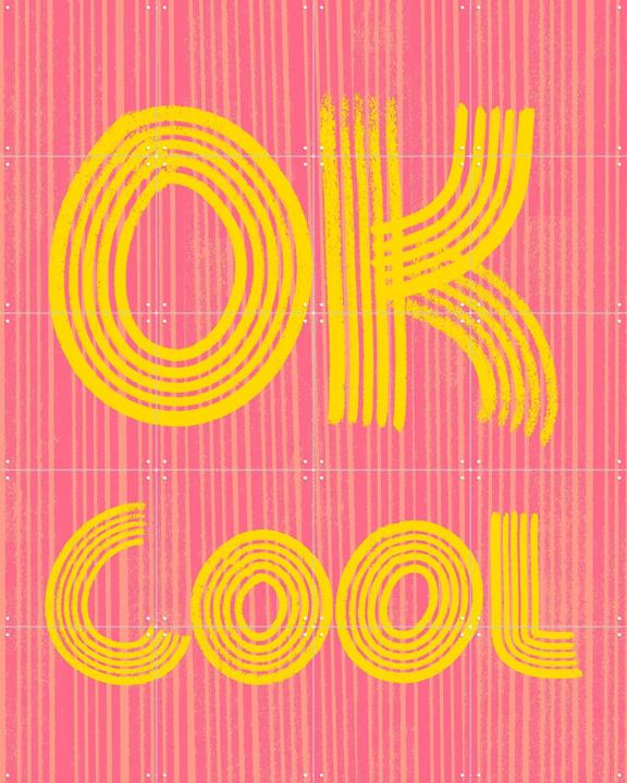 Ok Cool Handlettering