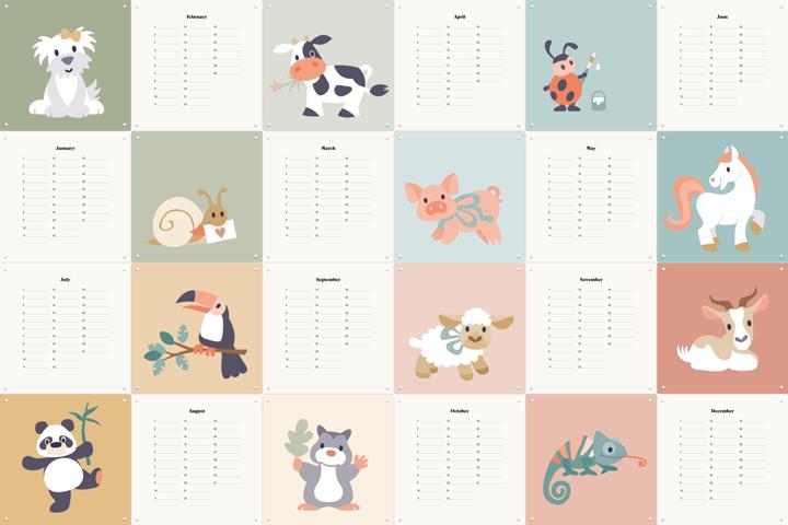 Green Baby Kalender