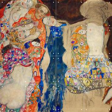 'The Bride 1918' von Gustav Klimt & Bridgeman Images
