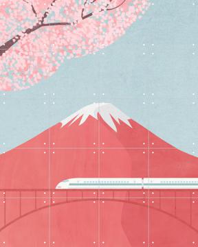 IXXI - Fuji Blossom by Henry Rivers 