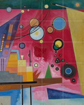 'Heavy Red' by Kandinsky & Bridgeman Images