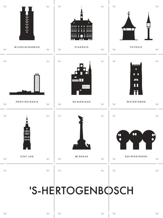 's-Hertogenbosch Architecture Collage Box