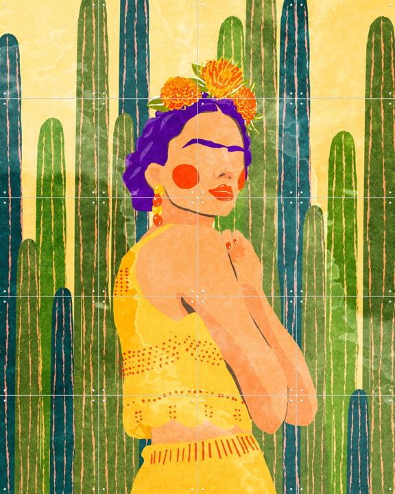 Frida and Cacti