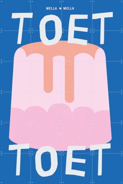 'Toet blauw' von Mella Mella