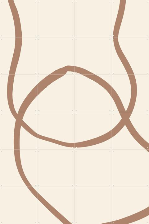 Abstract Lines Mocha 6