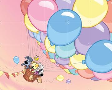 'Woezel & Pip im Heißluftballon' von Woezel & Pip & Van Hoorne Studios