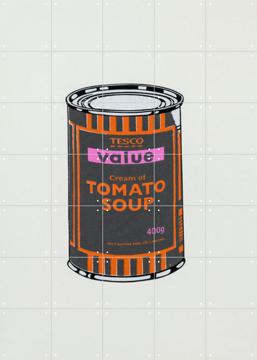 IXXI - Tomato Soup Can III by Banksy 