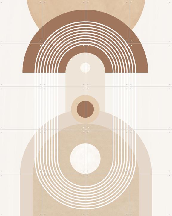 Beige Mid Century Poster No.3