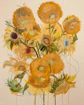 'Sunflowers Vincent' by Leigh Viner & Van Gogh 21st Century