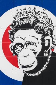 IXXI - Monkey Queen by Banksy 