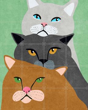 'Cats Trio' by Raissa Oltmanns