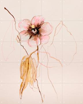 'Flower Study Hibiscus Syriacus' van Leigh Viner