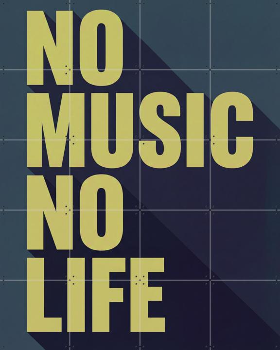 No Music No Life - Green